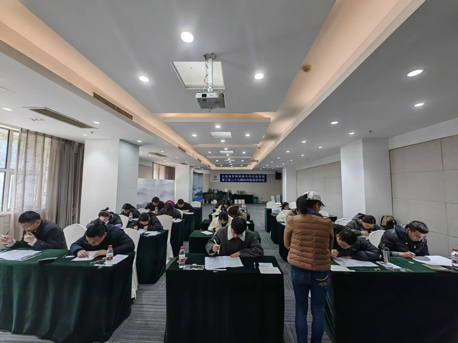 众智商学院杭州CPPM线下培训与考试现场