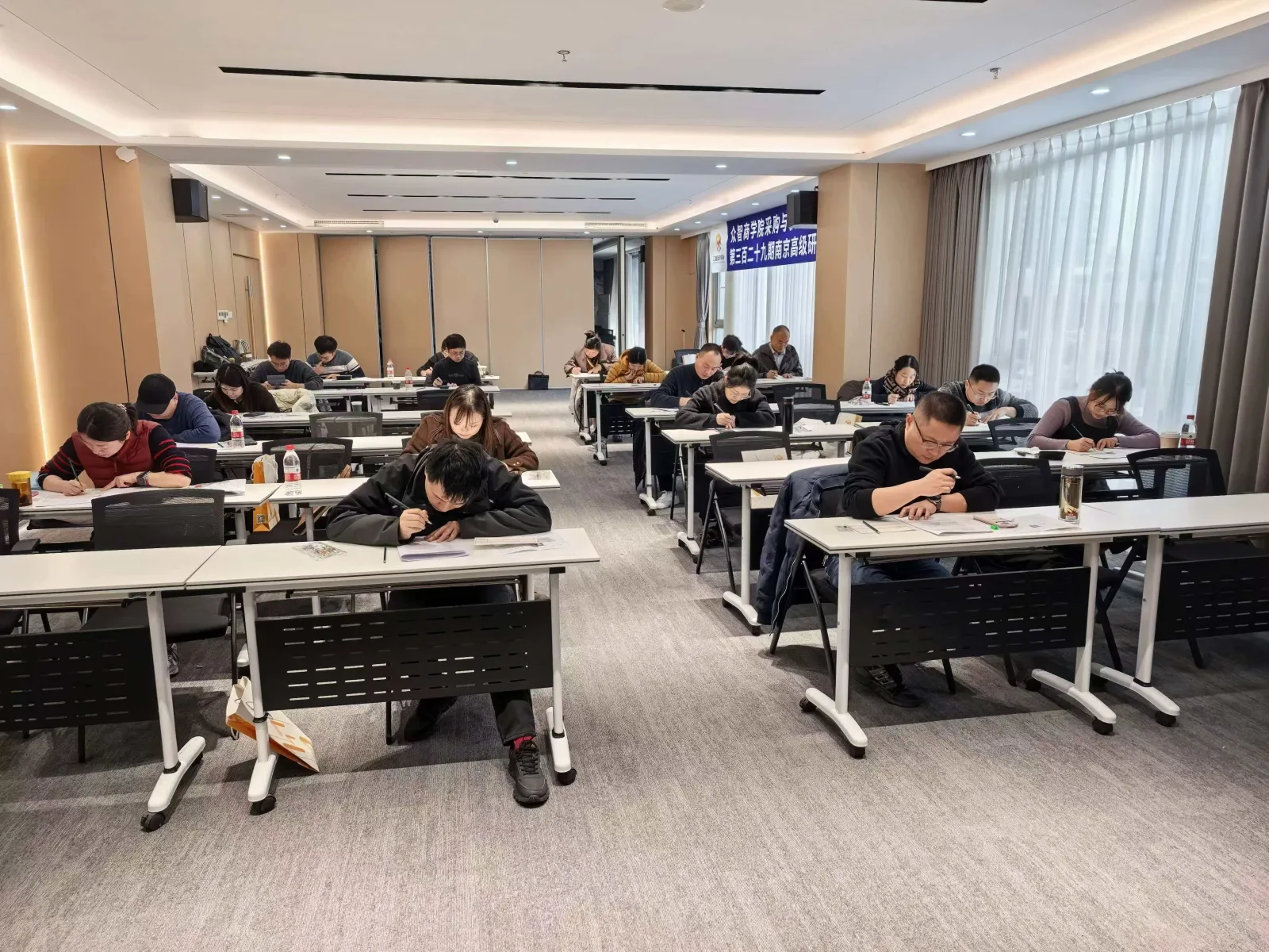 众智商学院南京CPPM线下培训与考试现场