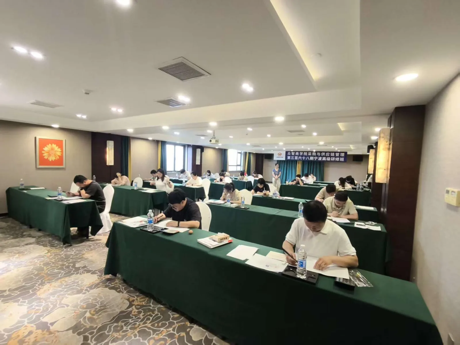 众智商学院宁波CPPM线下培训与考试现场