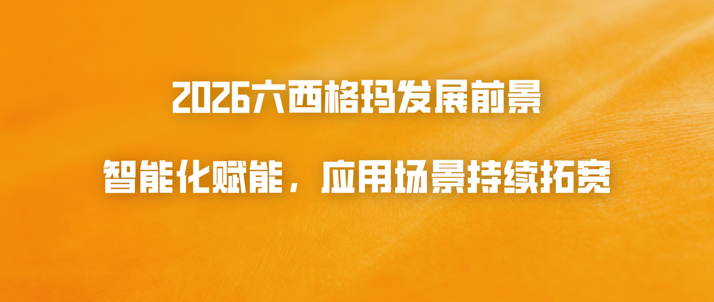 2026六西格玛发展前景：智能化赋能，应用场景持续拓宽