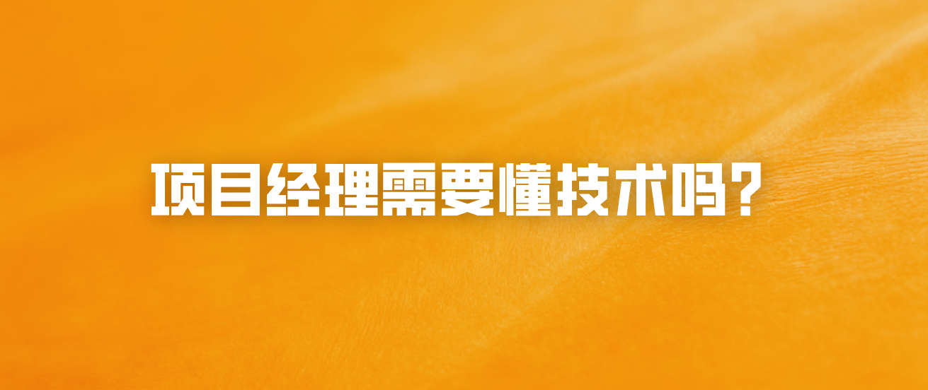 项目经理需要懂技术吗？